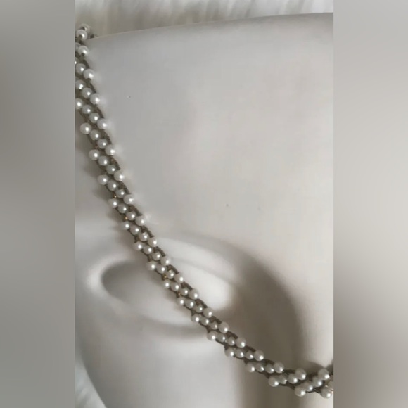 Designer made necklace • France• gold plated chain ~length:18.5” - Picture 2 of 6